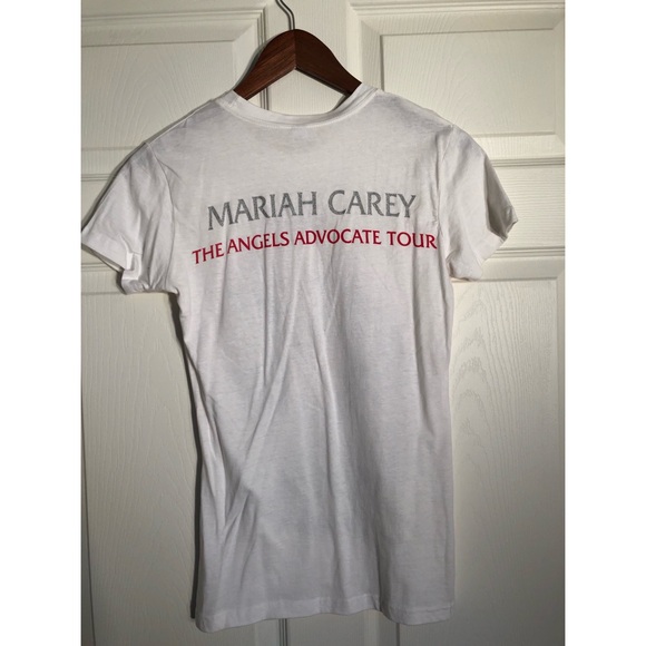 Authentic Mariah Carey Signed Concert Tee - Picture 2 of 2